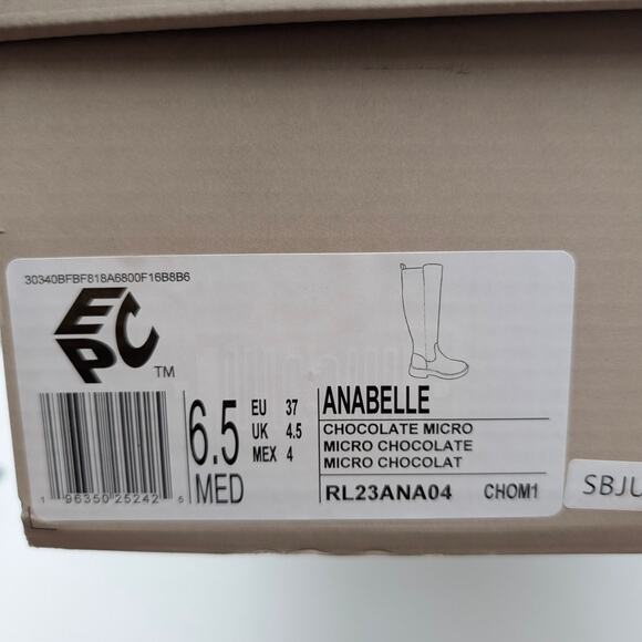 Reaction Kenneth Cole Anabelle Boots Round Toe Chocolate Size US6.5 EU37 - Picture 13 of 13